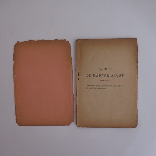 La Girl Madam Angot Opera Clairville Siraudin Konig 1921 Paris France N3994 - Imagen 12 de 12