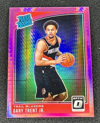 Gary Trent 2018 Donruss Optic Pink Hyper Prizm RC 199