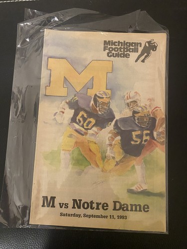 1993 michigan vs notre dame football guide