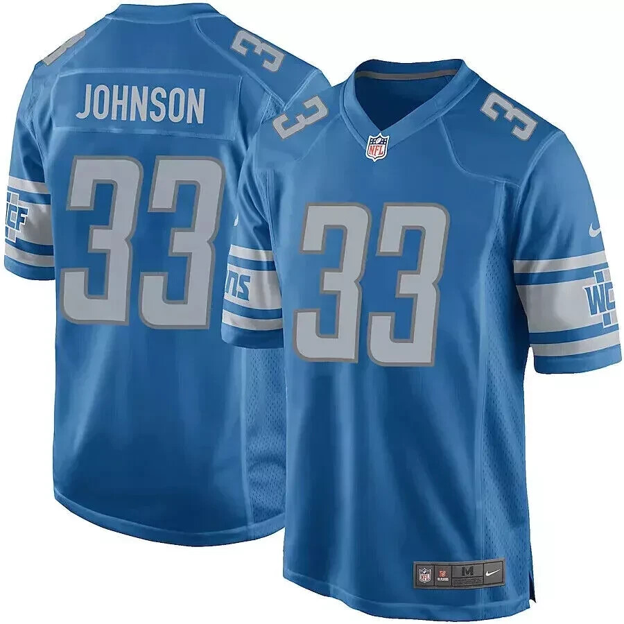 NFL Lions Johnson Nike ユニフォーム ナイキ Sサイズ Calvin Johnson MEGATRON Detroit Lions Blue WOMEN'S Nike