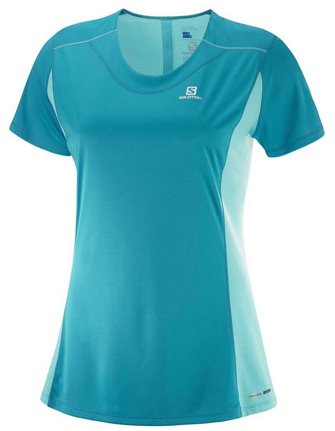Salomon Camicia da corsa agile heather donna manica corta