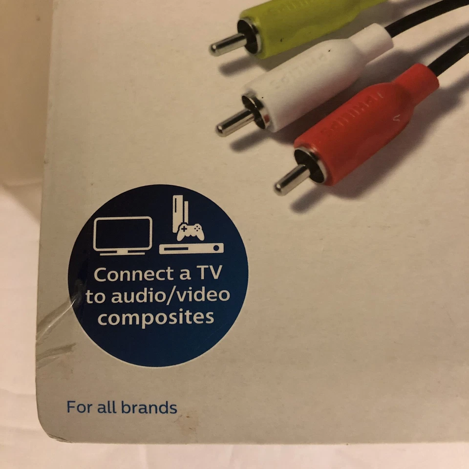 Composite Video And Stereo Audio Cable, 6ft New In Box - Image 4 of 4