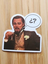 Leonardo Dicaprio Sticker Laptop Sticker FUNNY Sticker Meme Joke Decal Weird 