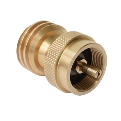 Propane Adapter for 1 lb. Cylinder to 20 lb. Connection, CGA600 to QCC Adapter