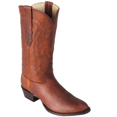 Men's Los Altos Honey Grisly Genuine Leather Round Toe Cowboy Western Boots D