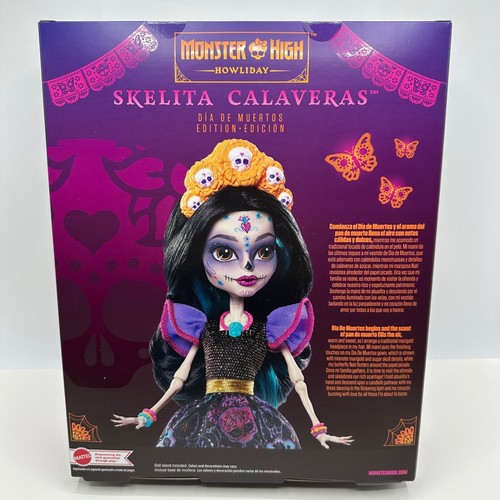Monster High Doll Skelita Calaveras Día De Muertos Collectible Doll - Picture 6 of 11