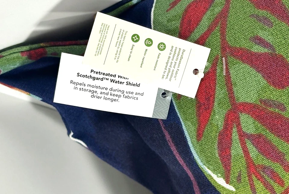 2 peças travesseiro limiar 24" x 26" poliéster-estação tecido, Scotch Gard 3M - Imagem 3 de 4