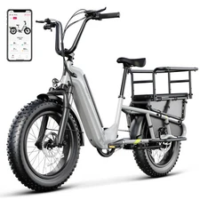 Electric Bike for Adults 1500W Peak Fast Cargo Ebikes Commute Mountain E-Bike 🚲