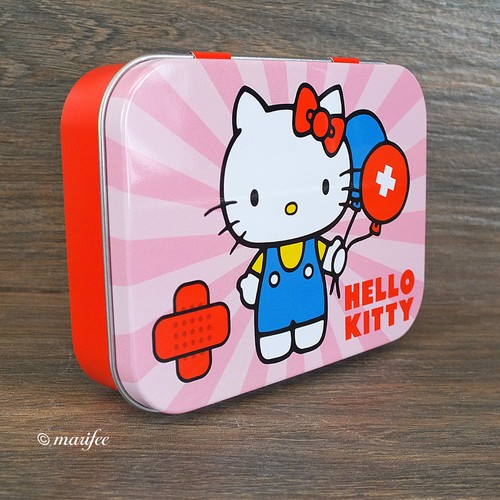 Pflaster-Box Hello Kitty, 24-teilig in hochwertiger Metalldose, verschiedene Mot - Bild 9 von 21