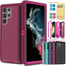 For Samsung Galaxy S22 Ultra 22 Plus 5G Shockproof Case Cover / Screen Protector