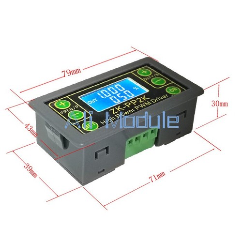 ZK-PP2K PWM Regolatore di Velocità Dimmerabile PWM Generatore Driver Modulo Ritardo Ciclo - Foto 3 di 7