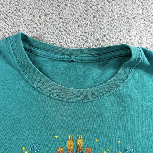 Vintage Destination T Shirt Mens Medium Blue Kokopelli Native American Aztec - Picture 5 of 10
