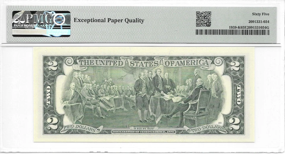 2009 $2 FRN Dallas (KA Block) PMG 65 EPQ Gem Uncirculated - Image 2 of 4