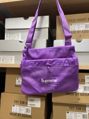Supreme Side Bag Black FW21 Black / Purple | eBay