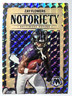 ZAY FLOWERS Ravens 2024 Panini Mosaic NOTORIETY SILVER PRIZM PARALLEL Card #17