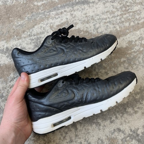 Nike Air Max 1 Ultra Premium Jacquard Metallic Grey Women’s Trainers UK5.5 EU39 - Picture 4 of 13