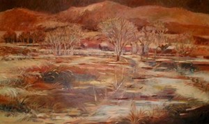 R Bolton Smith Valley Home Hand Signed Original Oil Painting On Canvas Obo Obo Ebay