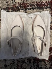 White Ballet Flats