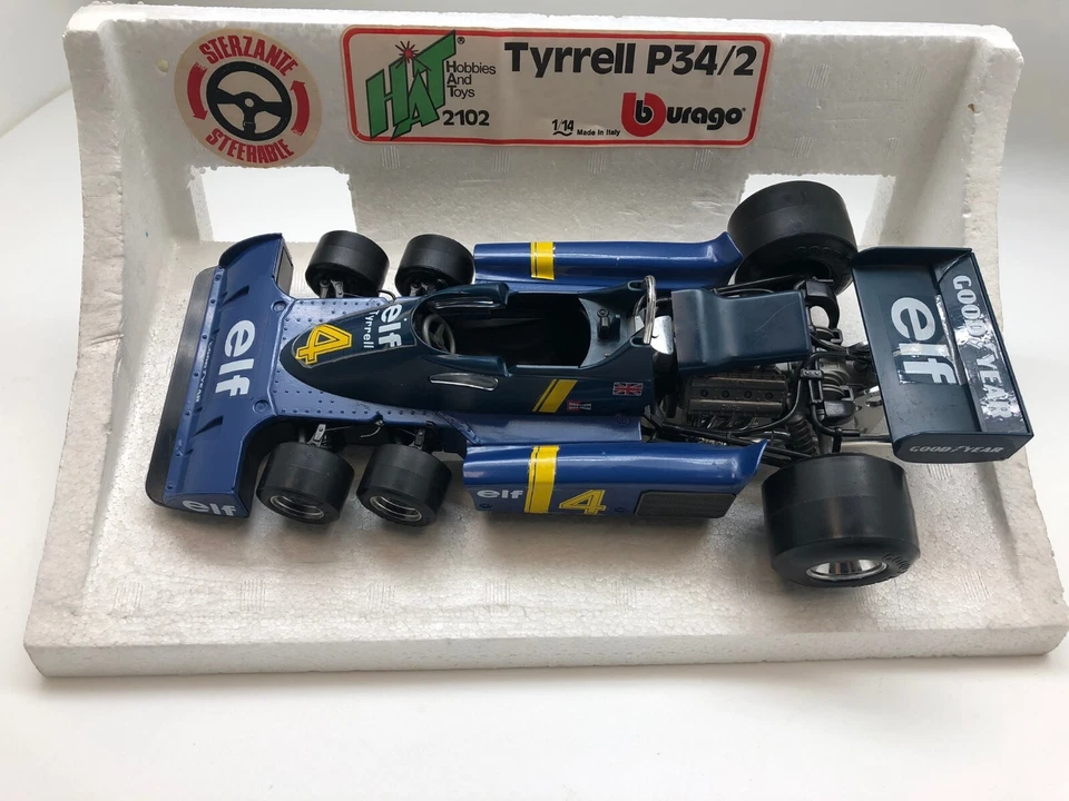 1977# TYRRELL P34/2  BURAGO SCALA 1:14  - Immagine 2 di 4