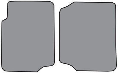 1976-1986 for Jeep CJ7 Cutpile Carpet Logo Floor Mat Front Row 2pc