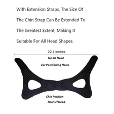 Anti Snor Chin Strap  Sleep Snoring Apnea Belt Jaw Support solution Safety