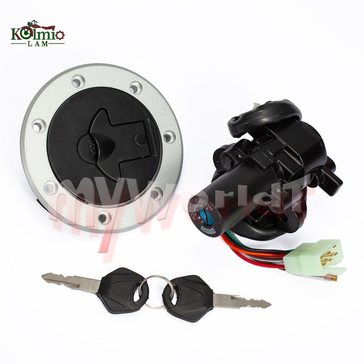 Ignition Switch Lock Fuel Gas Cap Key Set Fit For KAWASAKI Ignition Switch Lock Fuel Gas Cap Key Set Fit For KAWASAKI