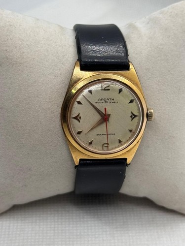 Ardath 30 Jewels Vintage Watch Manual Hand Winding Gold Plated Swiss Made 31mm - Picture 4 of 13