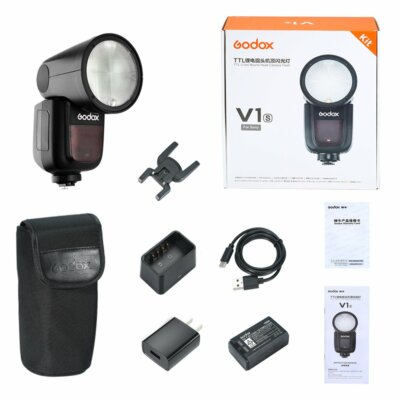 Godox V1S V1-S Camera Flash TTL 1/8000s HSS Lithium Battery - Foto 7