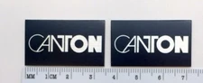 Canton Speaker Badge Custom Aluminum Pair