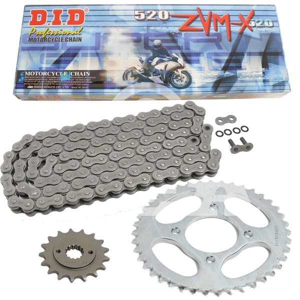 Kettensatz Ducati SS 900 89-90 Kette DID 520 ZVM-X 98 Offen 15/39-image