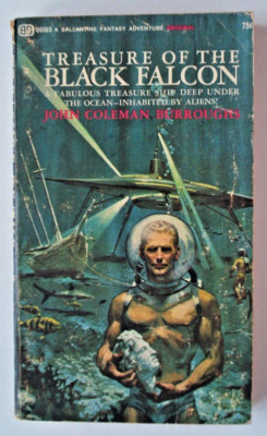 TREASURE OF THE BLACK FALCON 1967 TB Cover US John Coleman Burroughs
