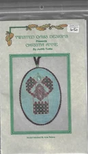 Twisted Oaks Designs -Christa Anne-Angel ornament-cross stitch pattern-New 