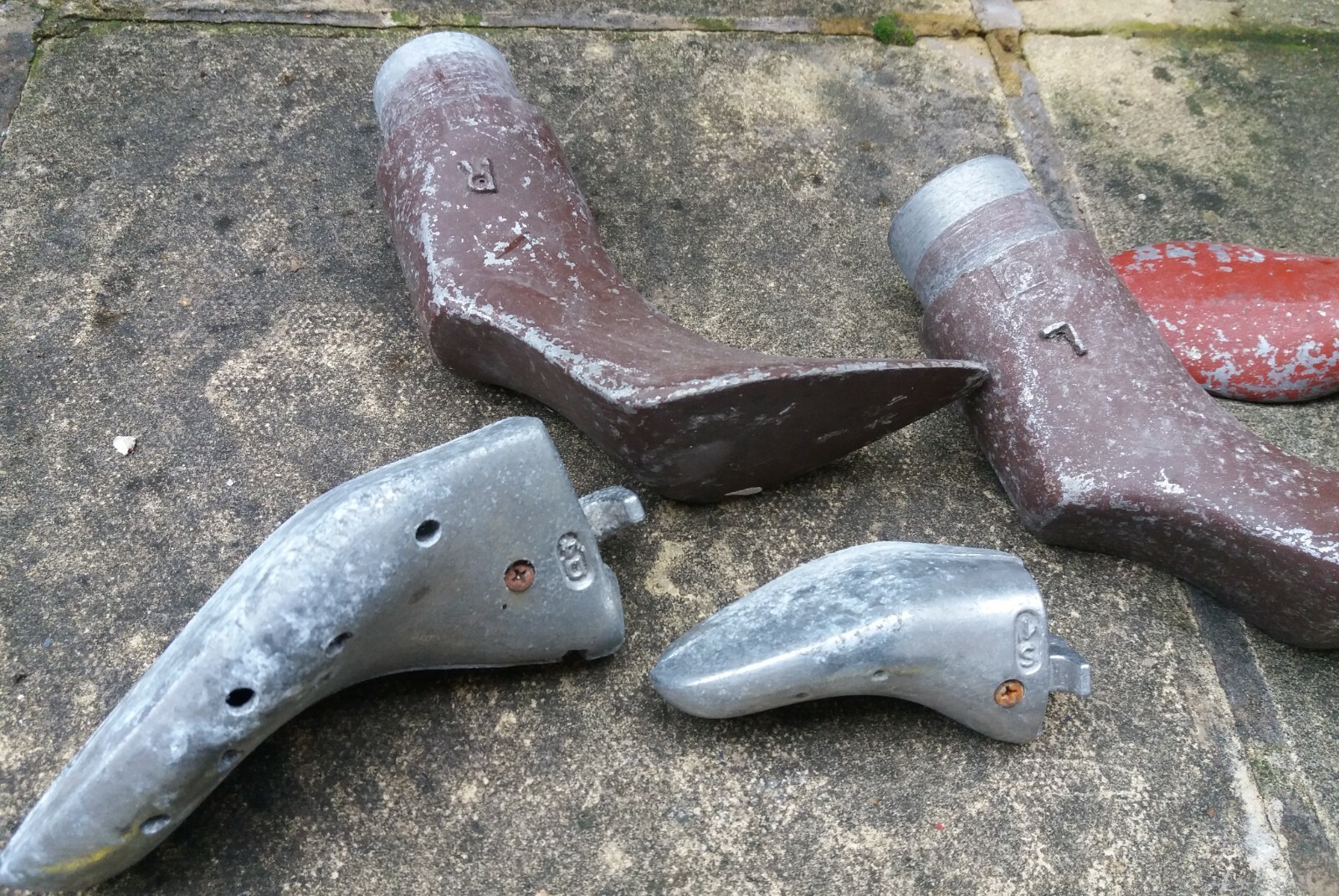 Antique Rare Metal Cast Iron Cobblers anvils & shoe stretchers eBay