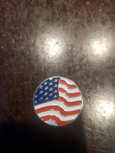 Marcador de pelota de golf con bandera americana de EE. UU. - Imagen 18 de 24