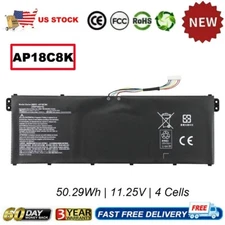 AP18C8K AC18C8K BATTERY FOR Acer Aspire 5 A514-52 A515-43 A515-54 A515-56 USPS