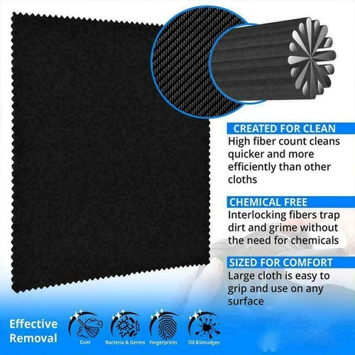 Microfiber computer screen cleaning cloth 14*14CM B3P4 W7V7 X9I2 new. A3I3 - Photo 4/11
