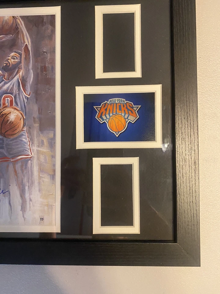 Walt Frazier NBA Firmado 12x16 Pantalla Enmarcada AUTO CERTIFICADO DE AUTENTICIDAD JSA Foto 3 de 4