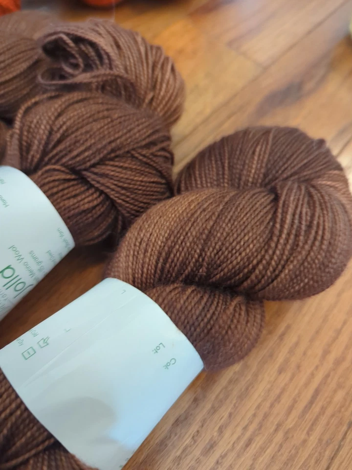 Baah! La Jolla yarn Set Of 3: 400 Yds Each 💯 SW Merino Sock Fingering Weight  - Image 3 of 4