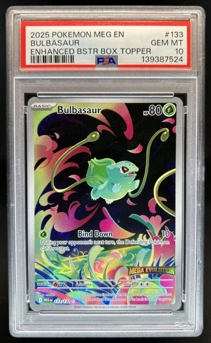 2025 Pokemon Mega Evolution Bulbasaur Promos #133/132 PSA 10 GEM MINT