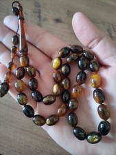 ottoman Islamic Tesbih Prayer 33 Beads Rosary Amber high quality