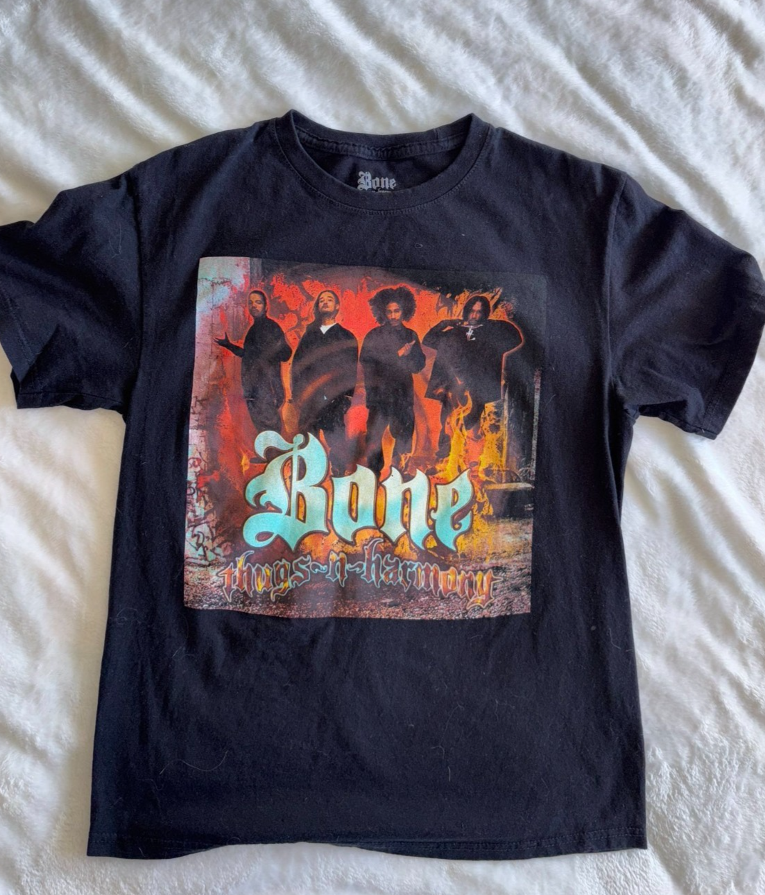 Bone Thugs N Harmony Graphic T Shirt - Black Hip Hop Rap Tee - M