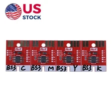 US Stock-Generic Chip Permanent for Mimaki JV33 BS3 Cartridge,4pcs/set(CMYK)