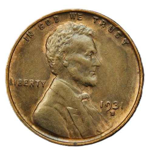 1931-D 1C BN Lincoln Cent- Choice AU- SMH871