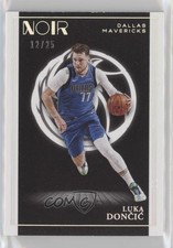 2020-21 Panini Noir Icon Edition Holo Silver 12/25 Luka Doncic #130 00zd