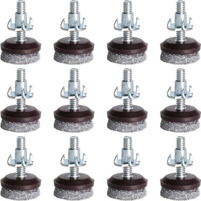 Anwenk 4 inches (L) x 0.01 (W) x 20 (H), T-nut Brown 12p 