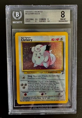 Pokemon TCG Clefairy Base Set 2 Englisch 2000 BGS 8
