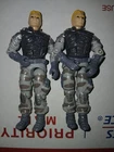Vintage GI Joe 1990 Sky Patrol Airborne Action Figure Hasbro ARAH 2 Pcs.