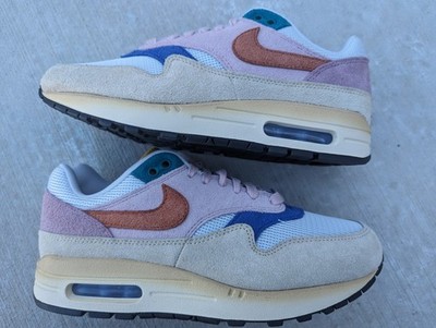 DS NIKE AIR MAX 1 TAN LINES SUNRISE WOMENS sz 9 dunk presto off white 87 90 neon
