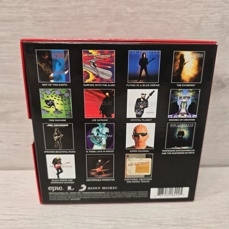 Joe Satriani - The Complete Studio Recordings Box Set 2014 Epic 15 CDs + Booklet Foto 2 de 4