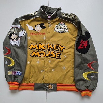 Mickey Mouse Daytona 500 Jacke JH Design Nascar Disney 2004 Herren Größe M 
